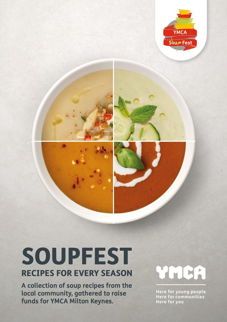 SoupFest 2023 Soup Recipe Book Cover - Recipes for Every Season